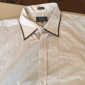 Money Collection Cream Dress Shirt